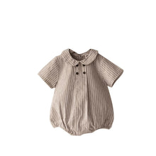 Load image into Gallery viewer, Y9344LS-Summer shirt collar four-button newborn baby clothes
