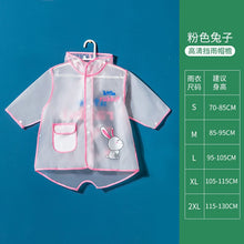 Load image into Gallery viewer, YY210AC-Pig Daddy&#39;s new children&#39;s raincoat boys and girls EVA medium-length children&#39;s raincoat waterproof kindergarten raincoat 
