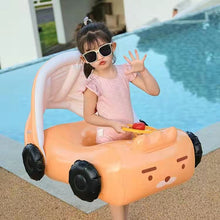 Load image into Gallery viewer, FBH-136AC-Korea ins baby car swimming ring seat ring with sunshade 
